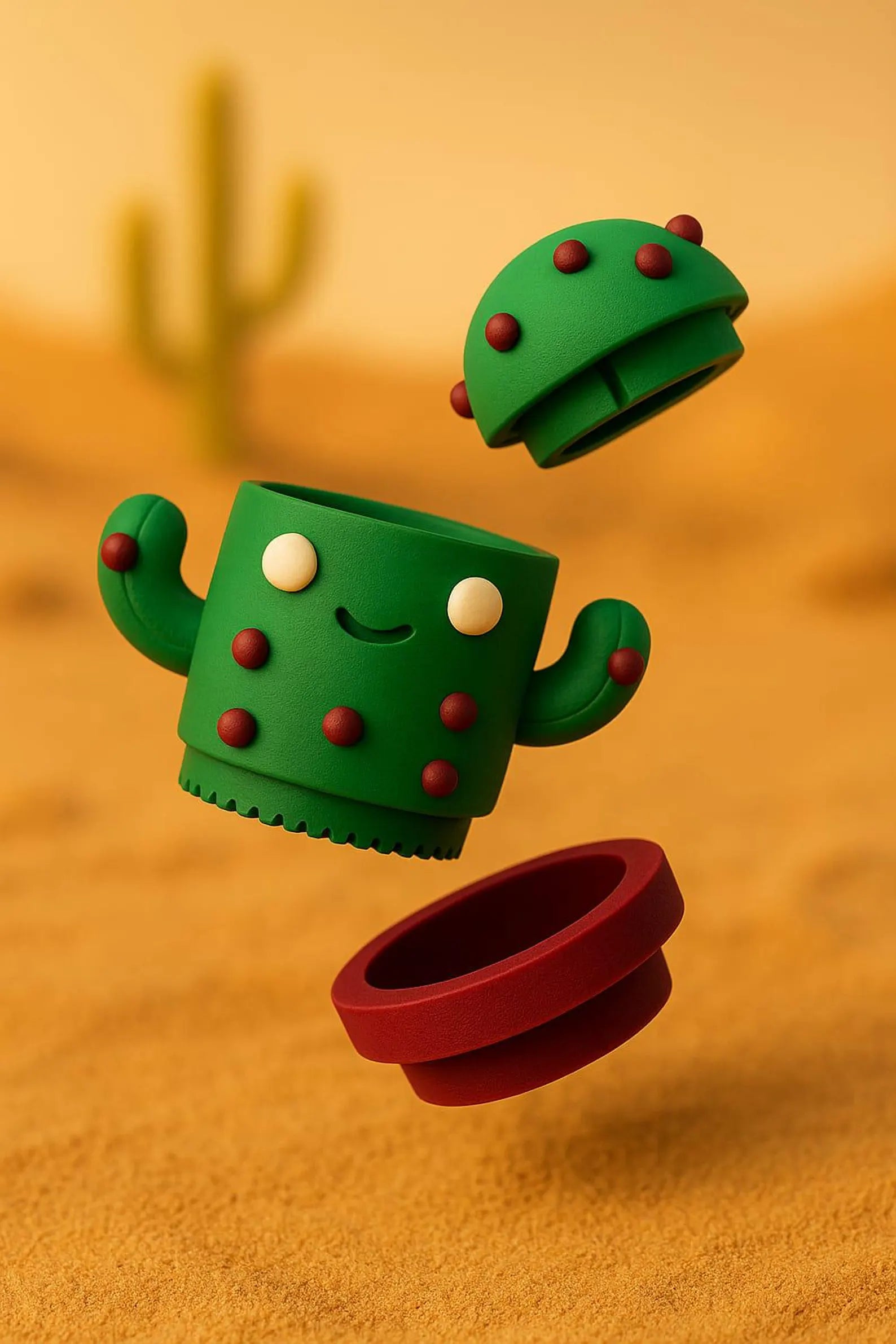 Cute Cactus Grinder – Decorative Mini Accessory with Hidden Function